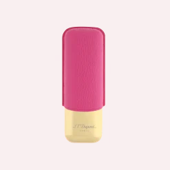 Discount S.T. Dupont 2 cigar case FuchsiaPink