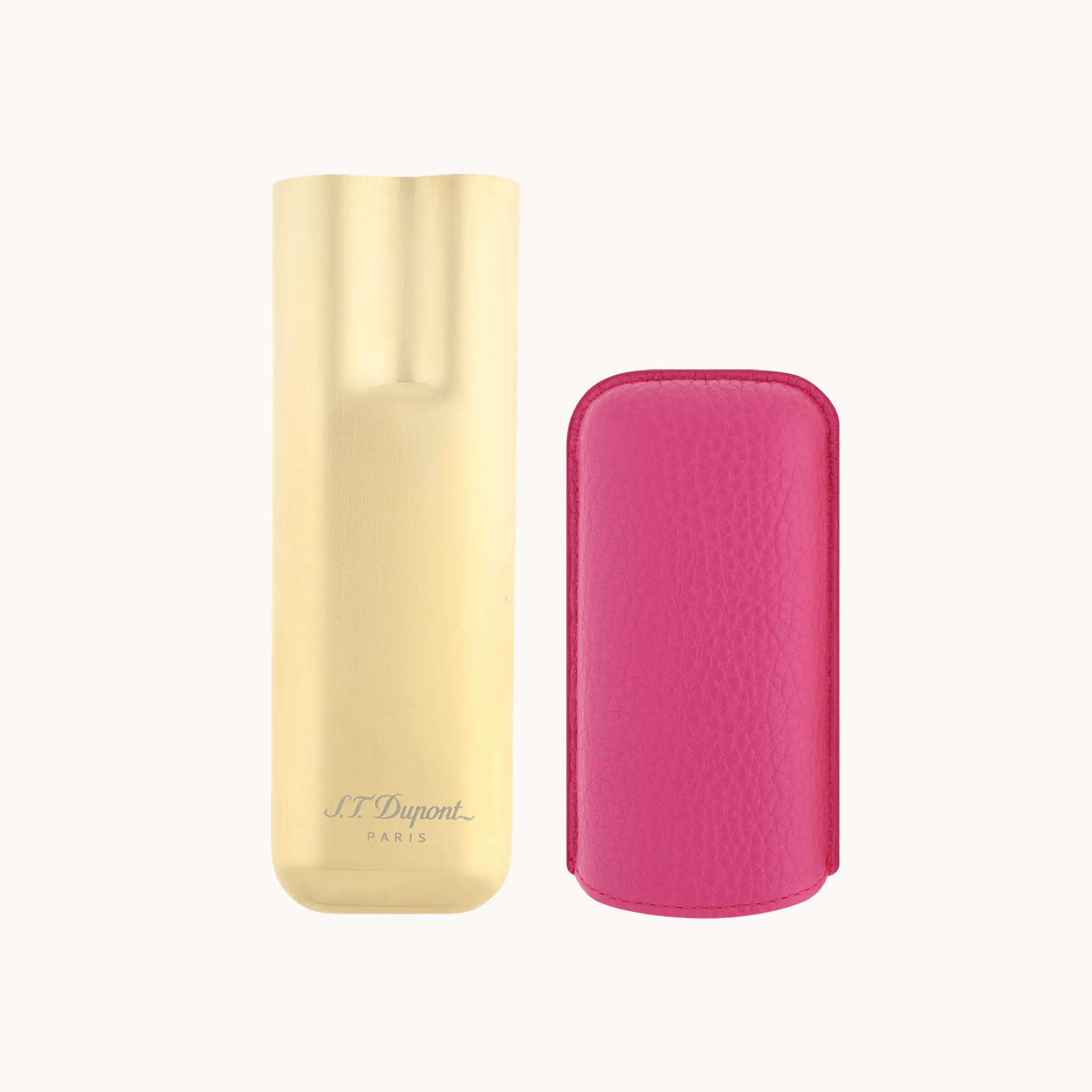 Discount S.T. Dupont 2 cigar case FuchsiaPink