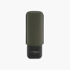 New S.T. Dupont 2 cigar case Khaki