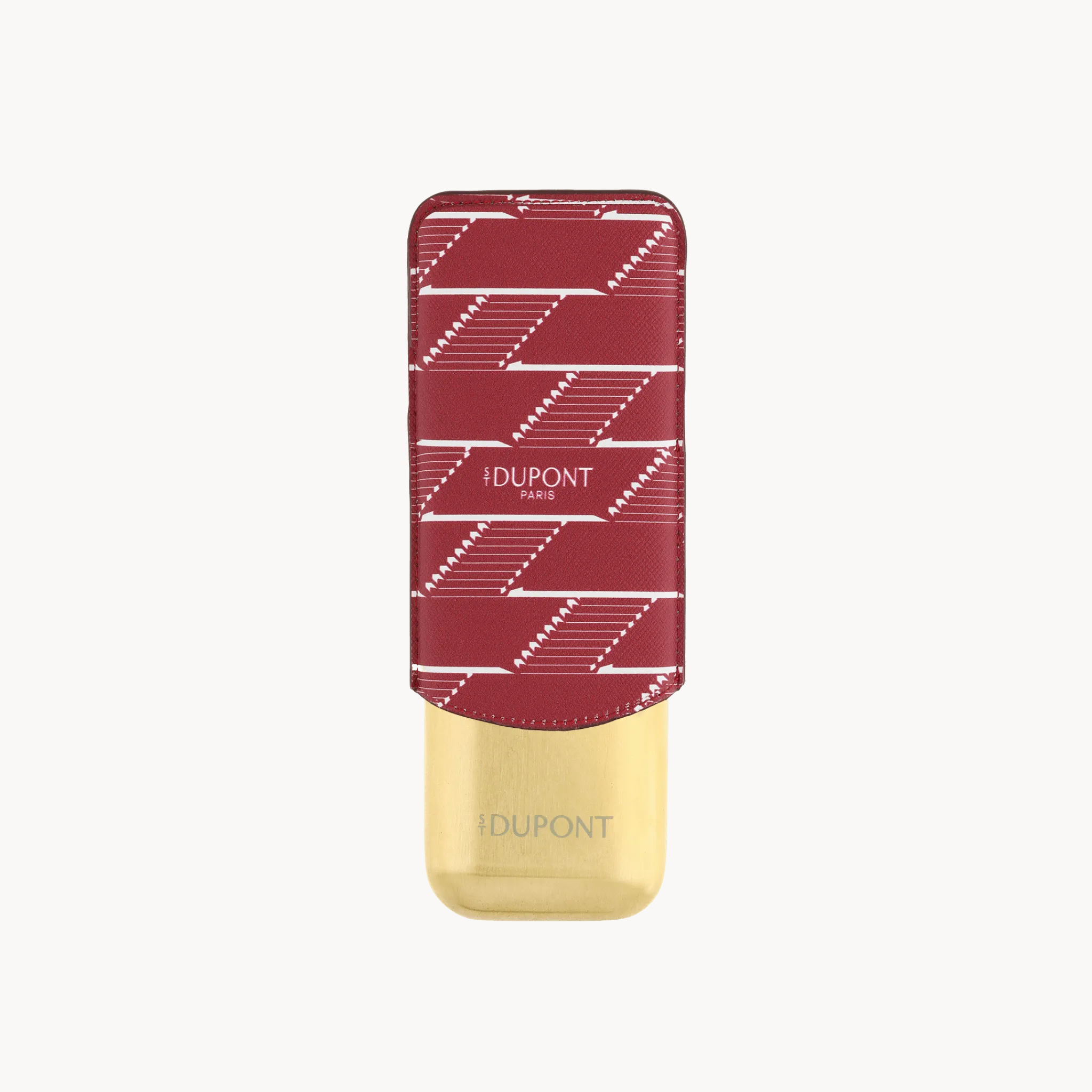 Fashion S.T. Dupont 2 cigar case Burgundy