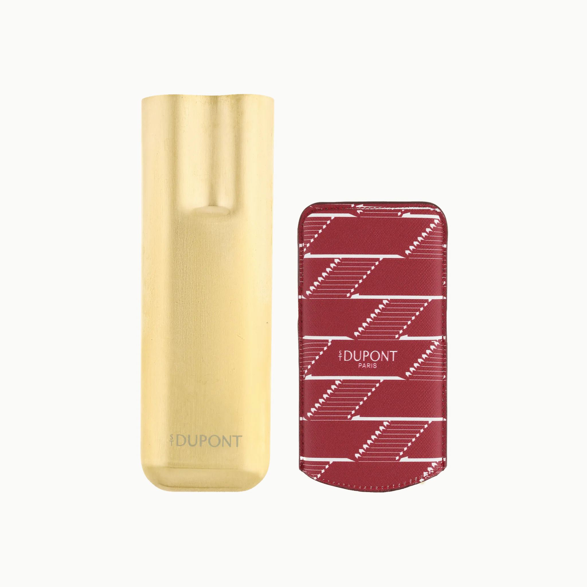 Fashion S.T. Dupont 2 cigar case Burgundy