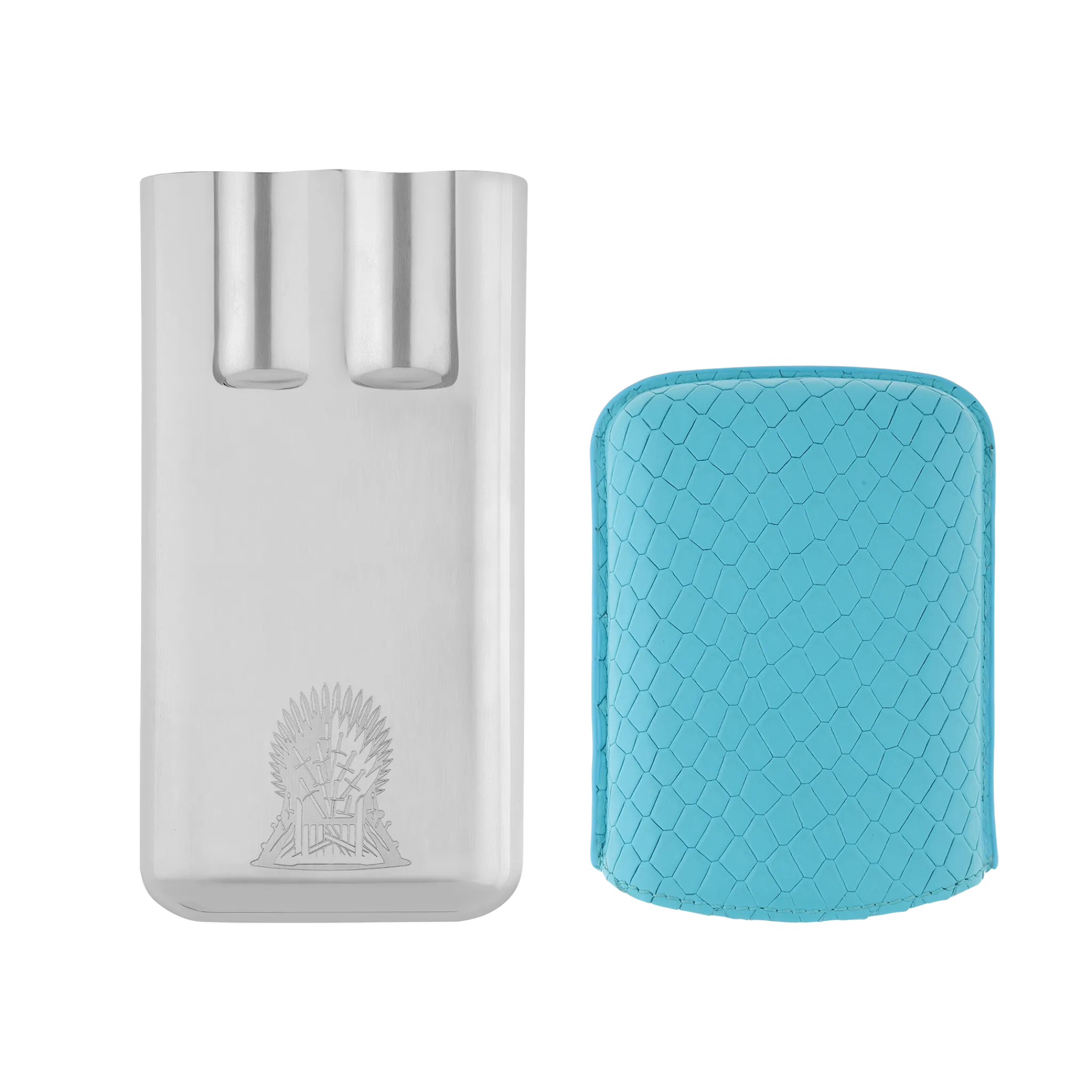 Best S.T. Dupont 3 cigar case IcyBlue