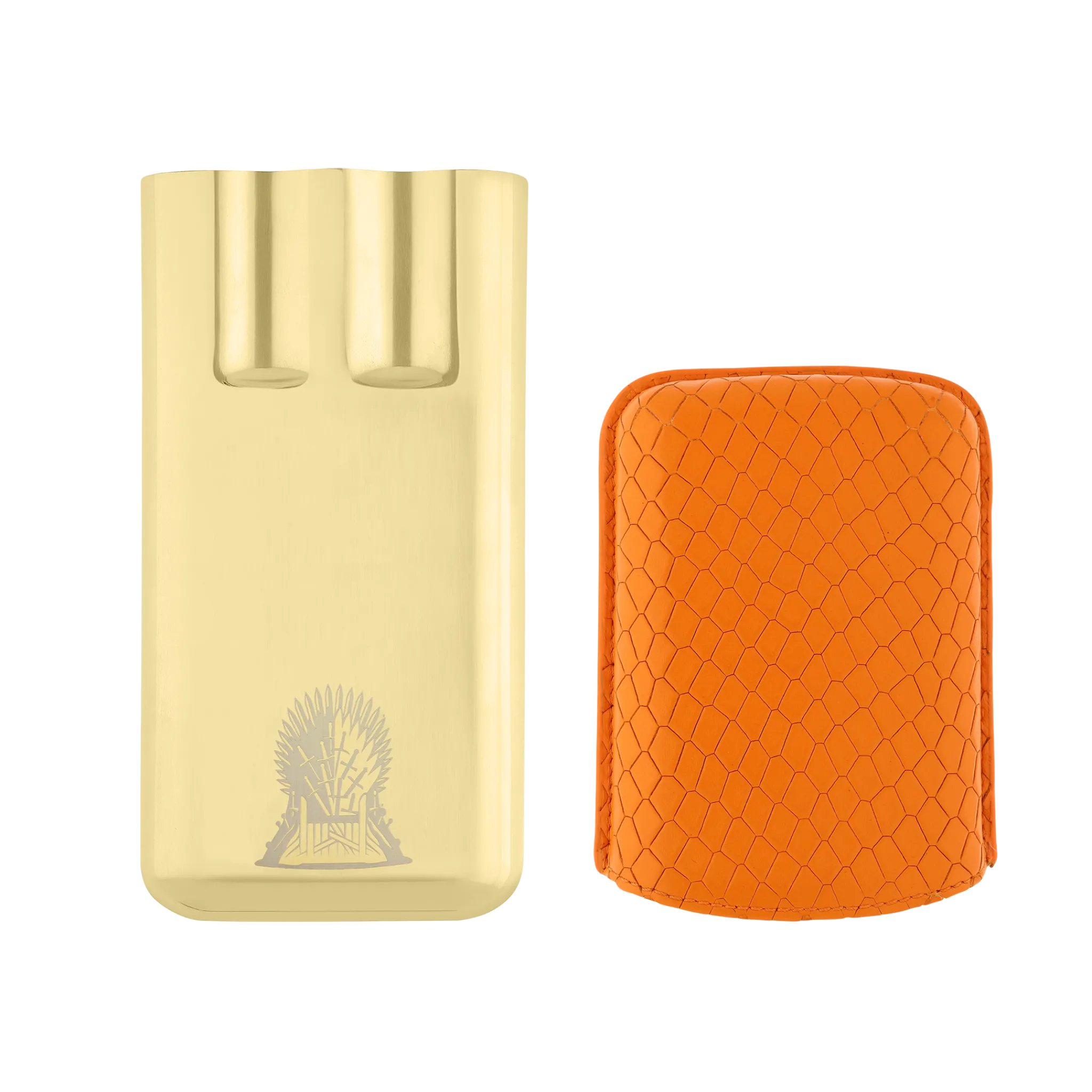 Discount S.T. Dupont 3 cigar case FireOrange