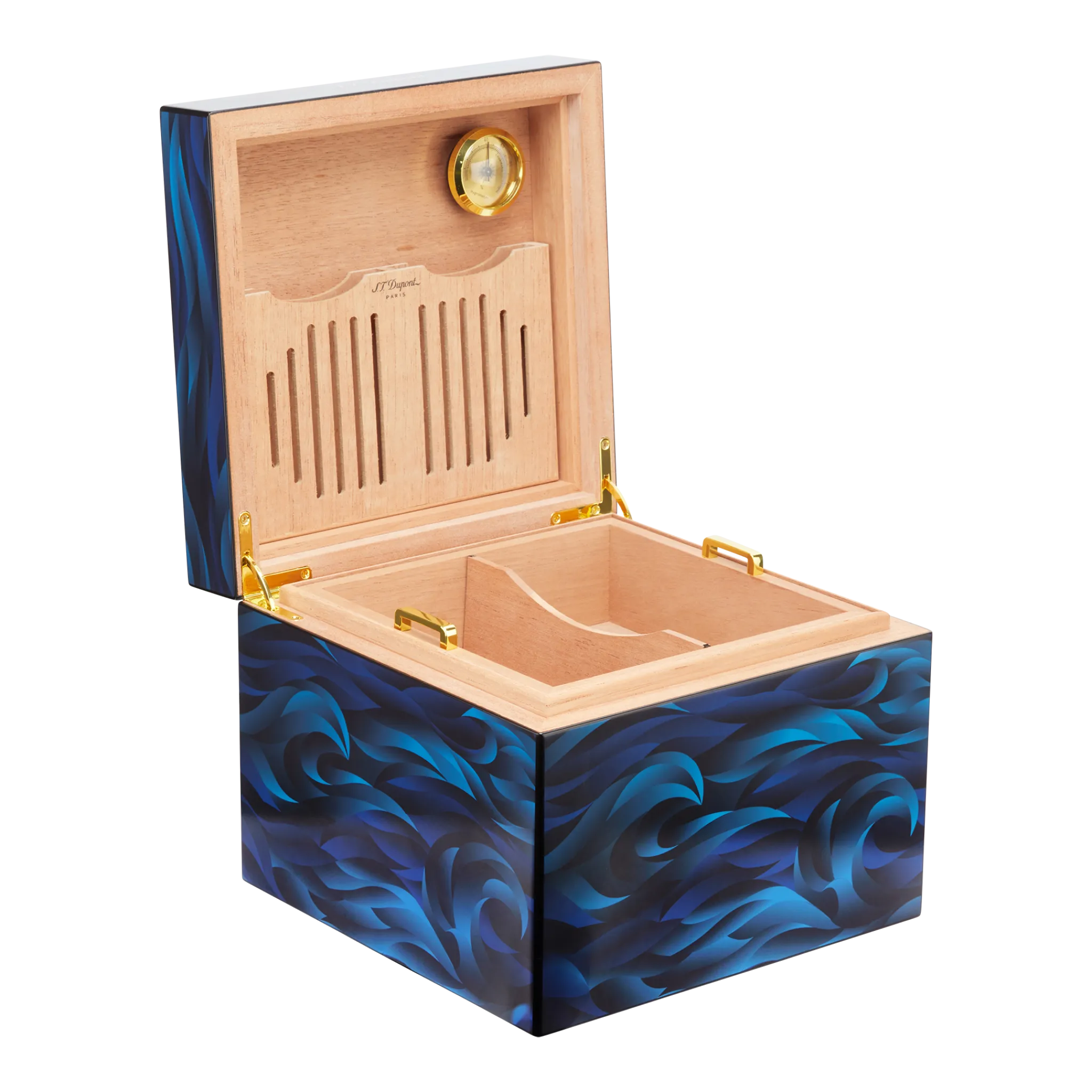 Clearance S.T. Dupont Cigar humidor BlueKoiFish