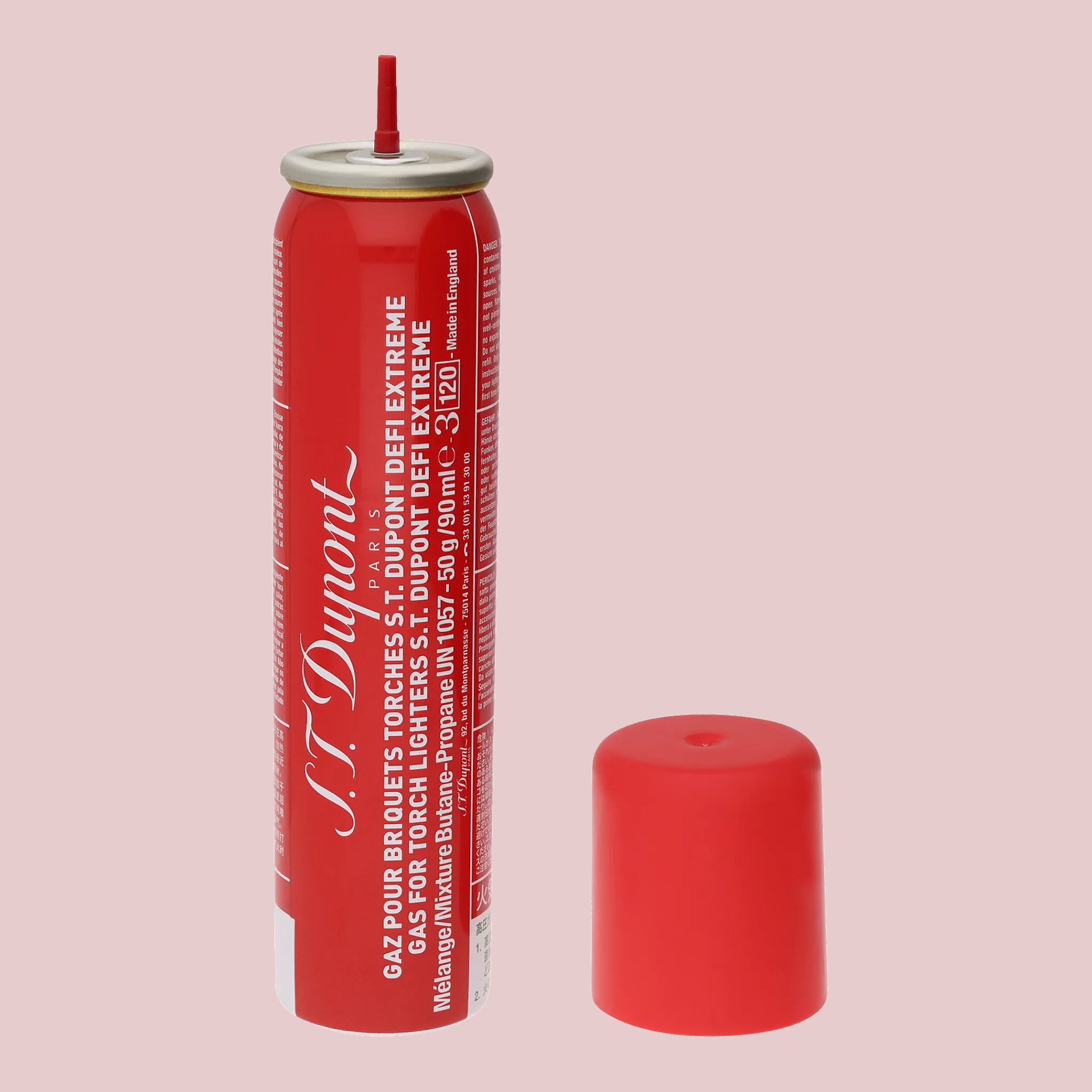 Hot S.T. Dupont Gas refill Red
