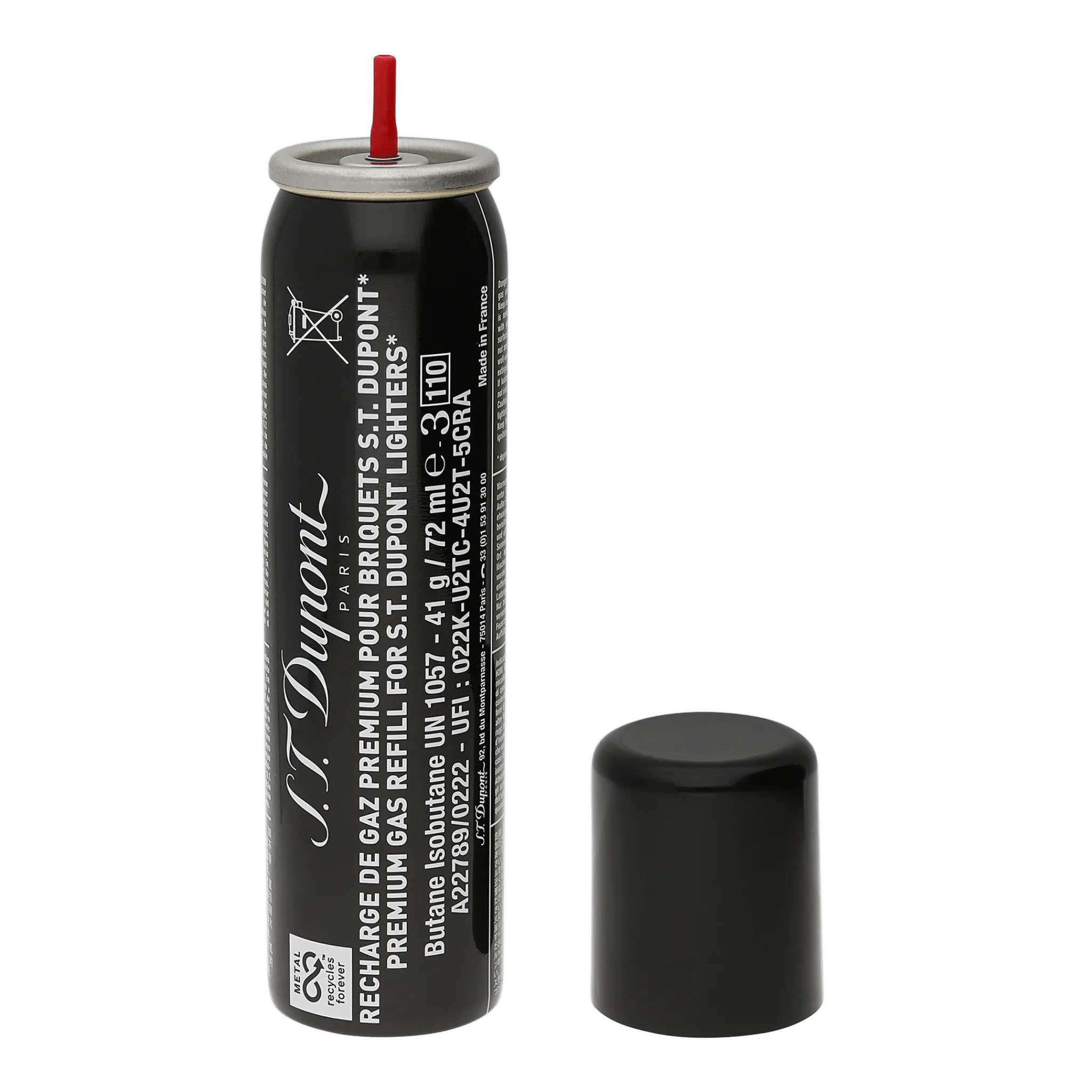 Outlet S.T. Dupont Gas refill Black