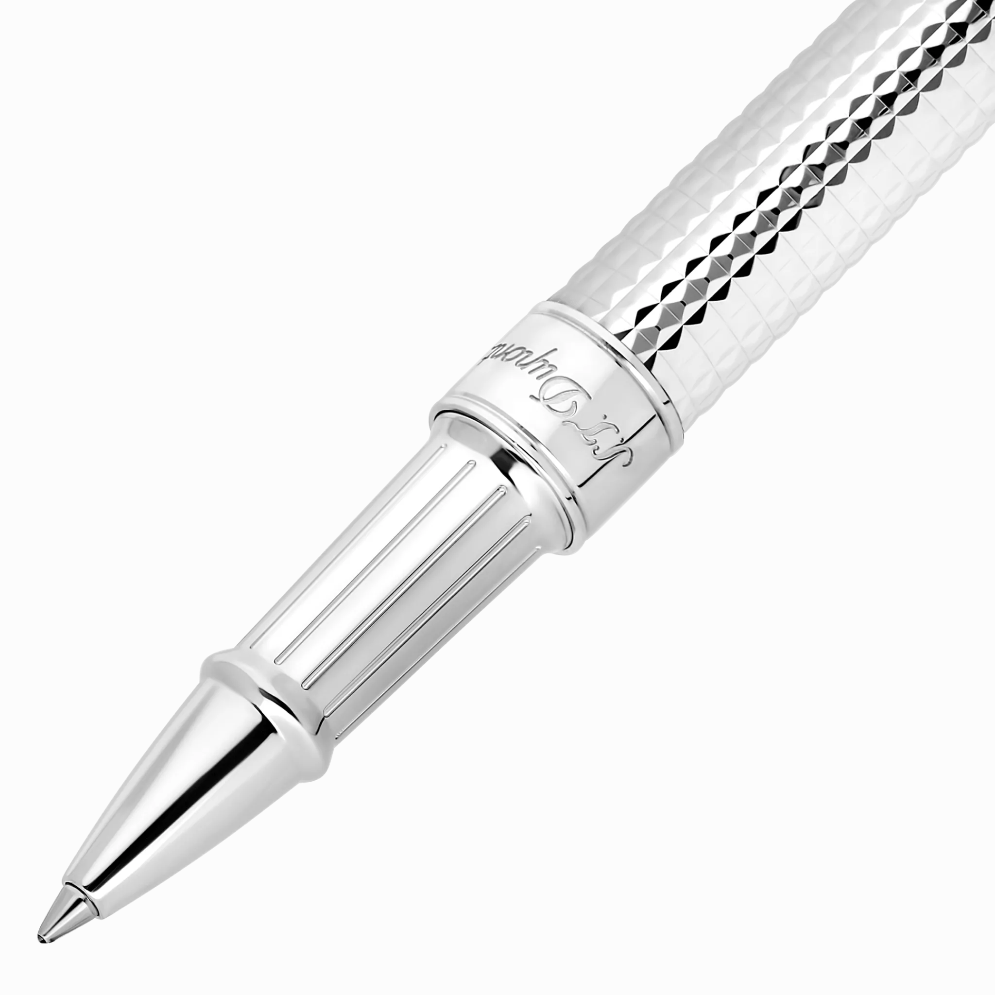 Clearance S.T. Dupont Line D Eternity Silver