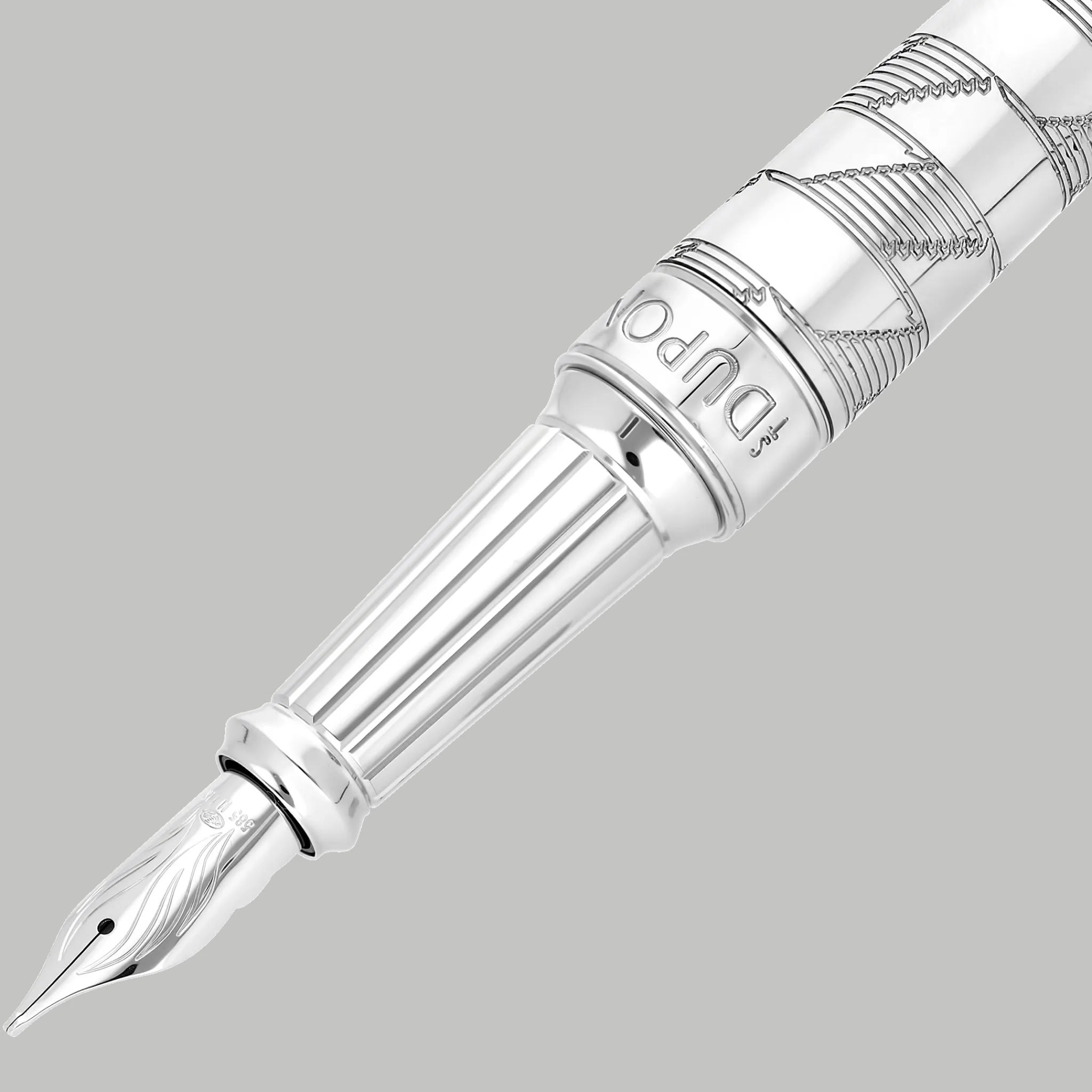 Clearance S.T. Dupont Line D Eternity Silver
