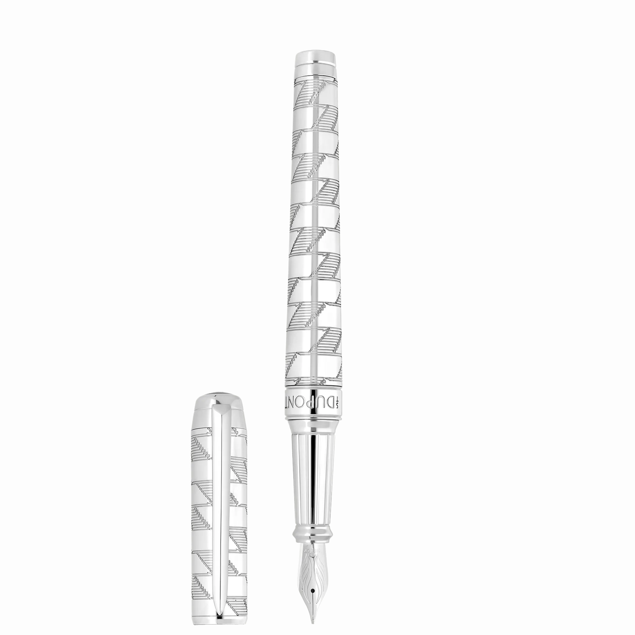 Clearance S.T. Dupont Line D Eternity Silver
